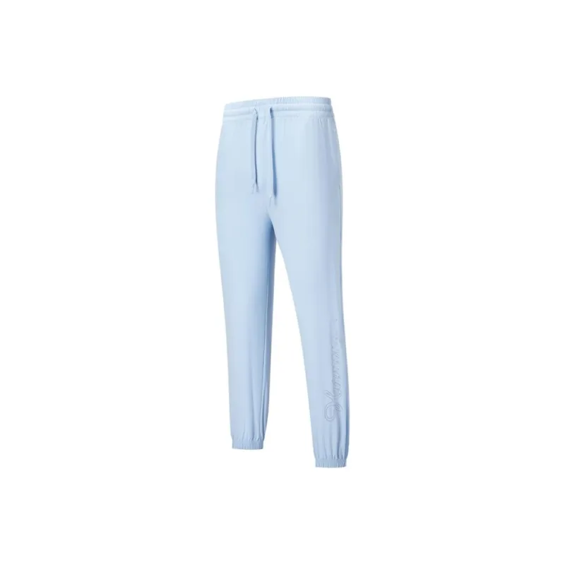 XTEP Knitted Sports Pants Women's Coconut Blue-0