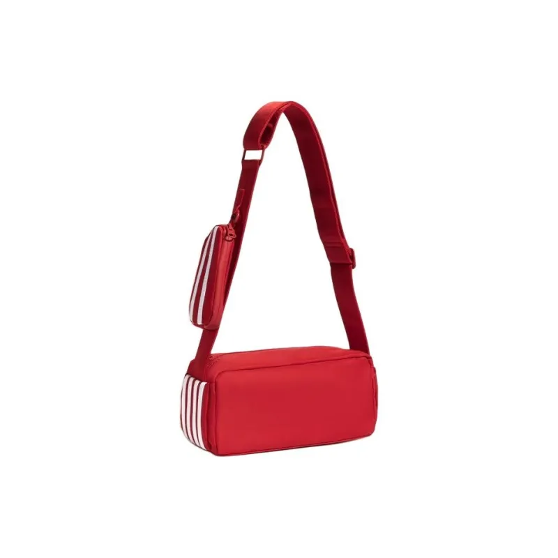 VIHUS Oxford Shoulder Bag Regular Unisex Black/Red-5