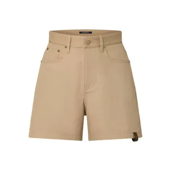 LOUIS VUITTON Straight-Cut Gabardine Shorts