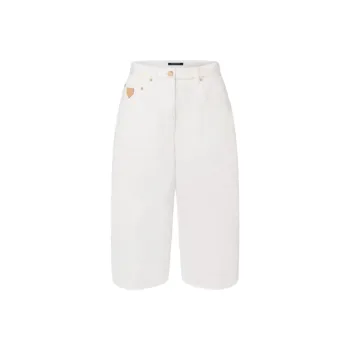 LOUIS VUITTON Frayed Seam Bermuda Shorts