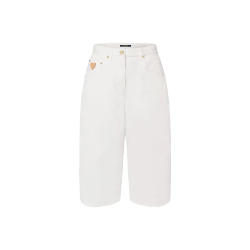 LOUIS VUITTON Frayed Seam Bermuda Shorts-0