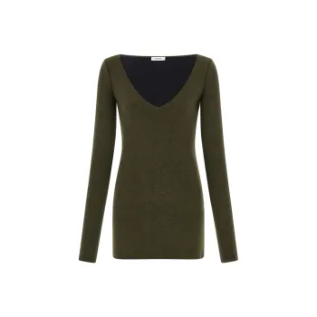 Ferragamo Virgin Wool blend Knitted Dress