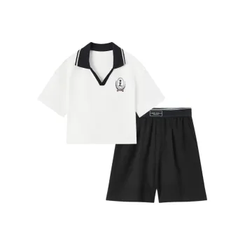 EICHITOO Casual Suit Women's Raw White Trim