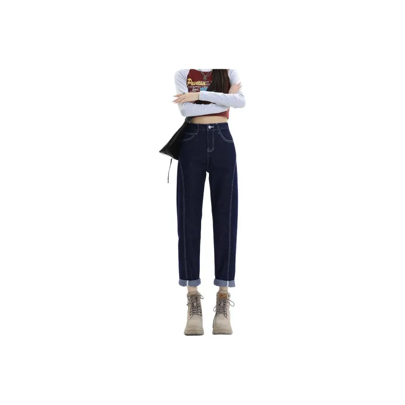 Kazakhstan Jeans Women's Dark Blue-0