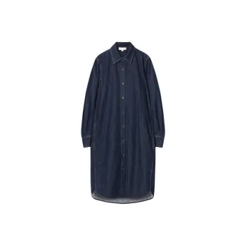 COS Long-Sleeved Dresses Women's Blue