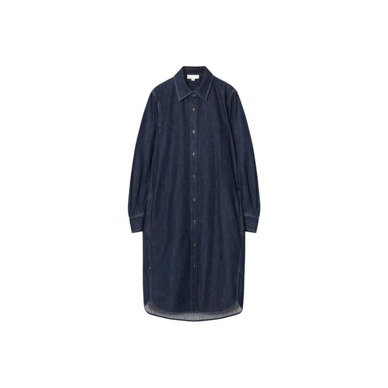 COS Long-Sleeved Dresses Women's Blue-0