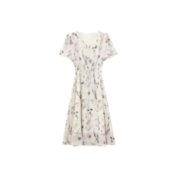 ABBY GODDESS Short Sleeved Dress Women's Ink Black