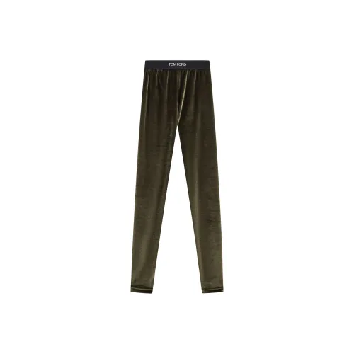 TOM FORD Stretch Lustrous Velour Signature Leggings