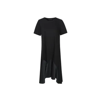 Firststation Short Sleeved Dress Women's Black