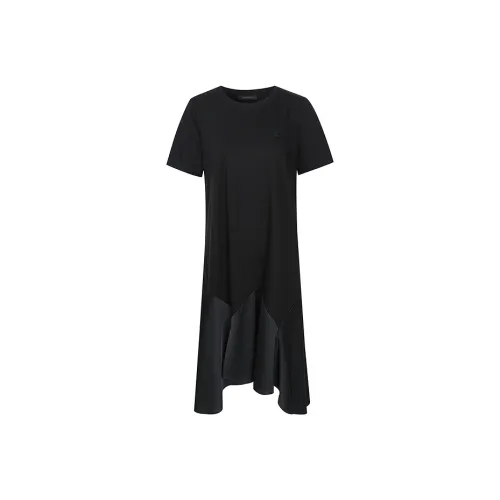 Firststation Short Sleeved Dress Women's Black