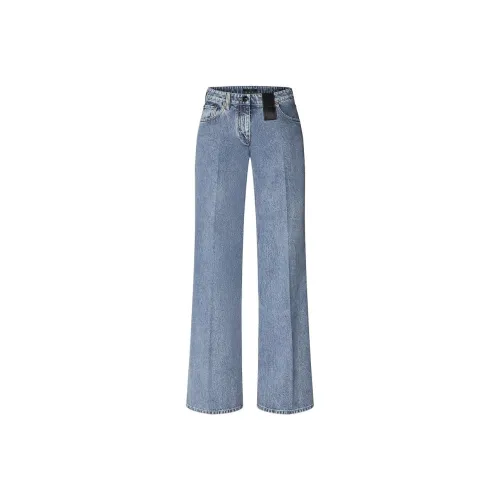 LOUIS VUITTON Wide Leg Graphic Accent Jeans