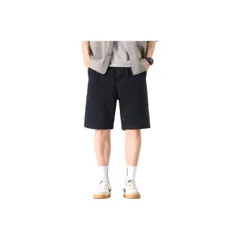 Izzue Denim Shorts Unisex Black