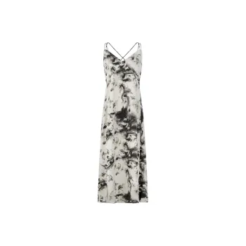 THE SEA LIFE Slip Dress Women's Camellia White
