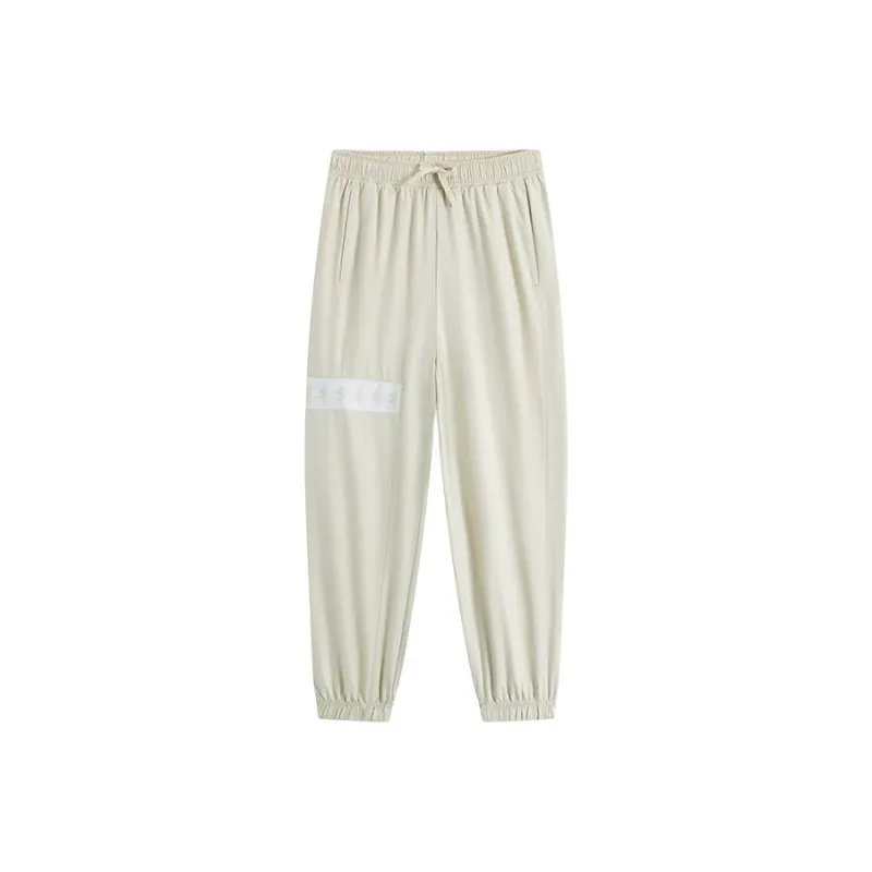 Kappa Knitted Sports Pants Women's Warm Yellow-0
