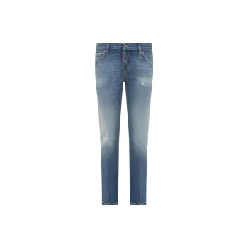 DSQUARED 2 Tapered Leg Distressed Jeans