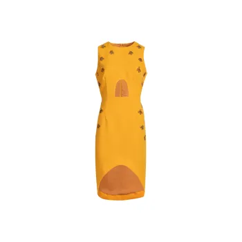 LIZZY SS24 Sleeveless Dress Women's Yellow