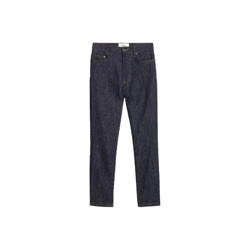 AMIPARIS Paris High Waist Cropped Slim Cut Jeans-0