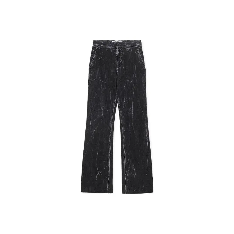 LOEWE Bootleg Jeans In Denim Coffee Bean-4