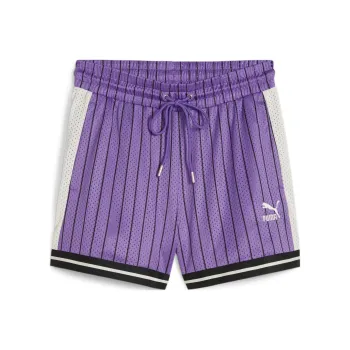 PUMA T7 Women's Mesh Shorts Casual Shorts Women's Purple