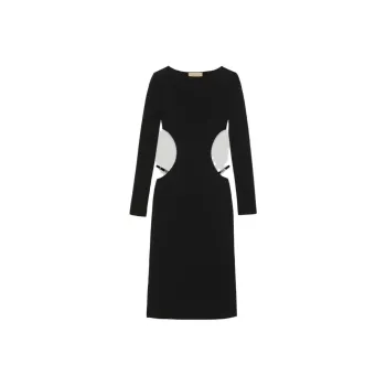 GUCCI Crystal G Cut out Dress