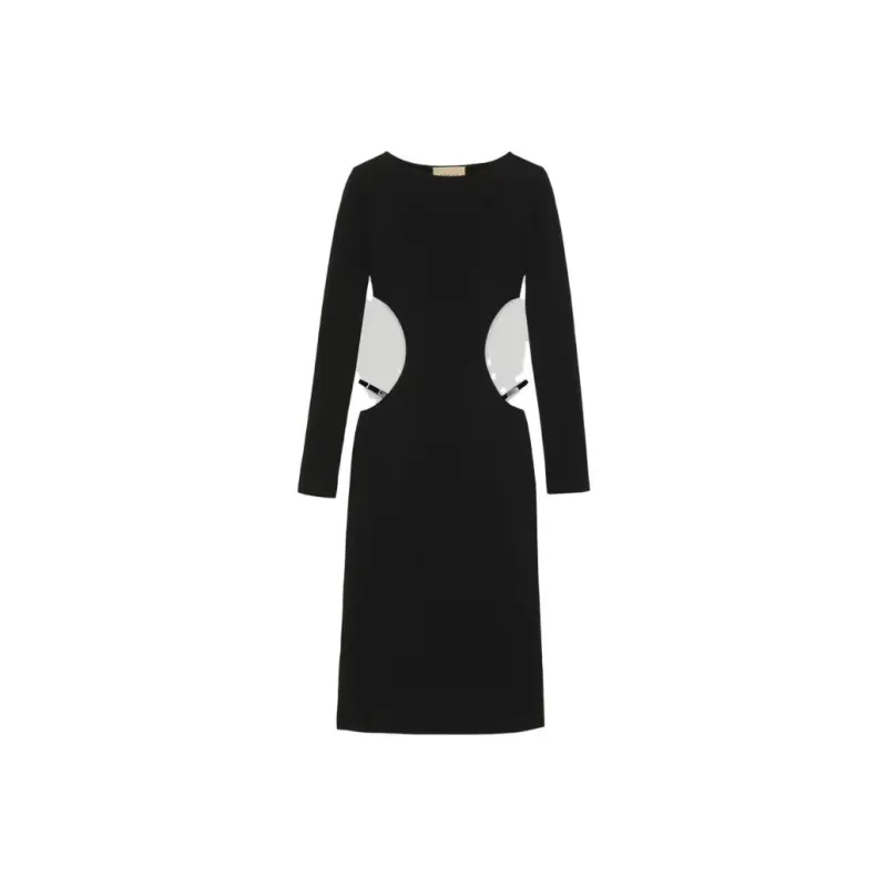 GUCCI Crystal G Cut out Dress-0