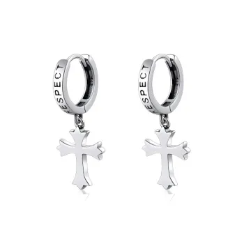 PUENTE 925 Sterling Silver Earrings Men's