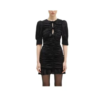 Rotate Cut Out Ruffled Mini Dress