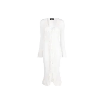 Blumarine Long-Sleeved Dresses Women's White