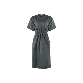 Moncler Short Sleeved Dresses Women's Gray