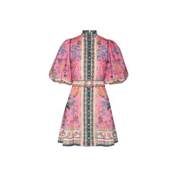Zimmermann Ginger Buttoned Mini Dress