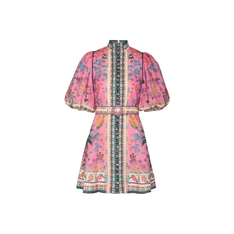 Zimmermann Ginger Buttoned Mini Dress-0