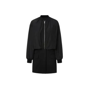 MO&CO Long-Sleeved Dresses Women's Black