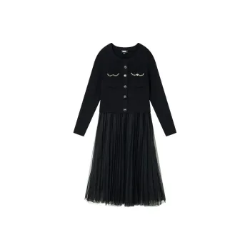 DKNY Long-Sleeved Dresses Women's Black