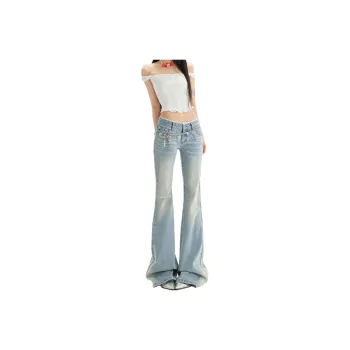 BENGEN Jeans Women's Light Blue