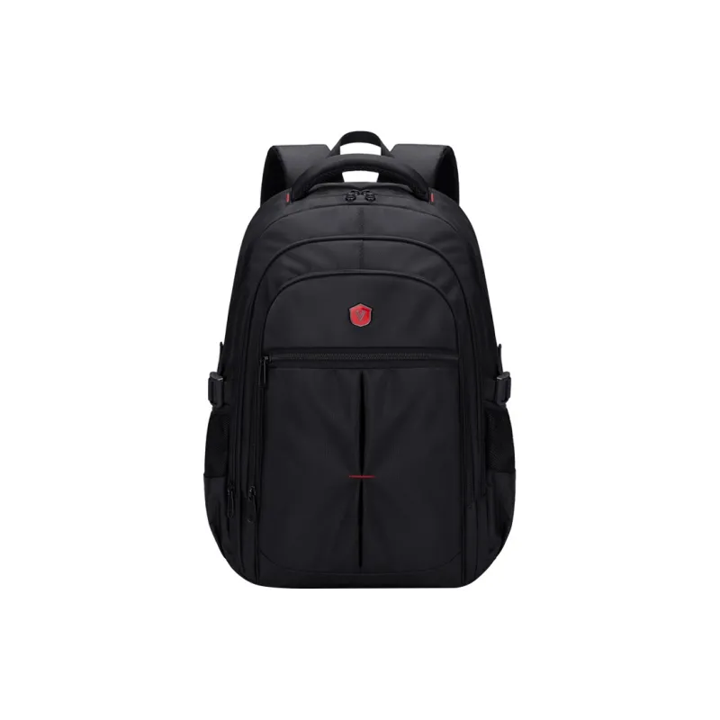 V.NINE Fabric Backpack Laptop Bag Backpack Regular Men's Classic Black-2