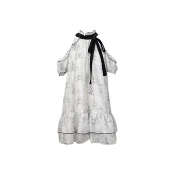 JOSR Short-Sleeved Dresses Women's White
