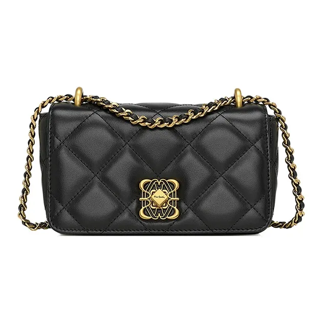 PIERRE CARDIN Top Grain Cow Leather Shoulder Bag, Crossbody Bag Regular Women's Multicolor-5