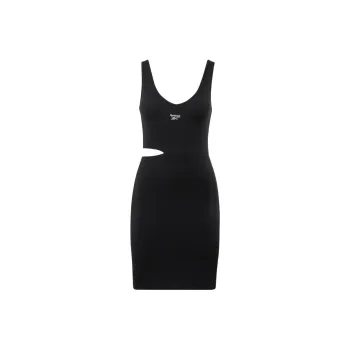 Reebok CL WDE SLIM DRESS Sleeveless Dress Women's Black