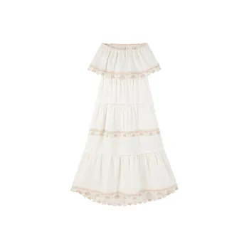 CARIEDO Sleeveless Dress Women's White