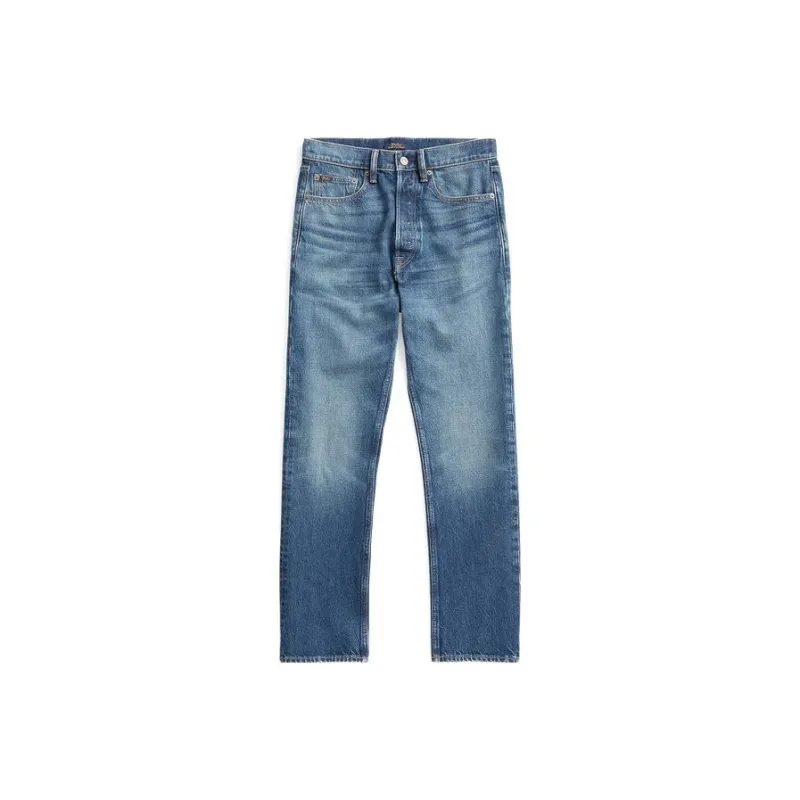 Polo Ralph Lauren FW23 Fitted Straight Jeans Women's Blue-0