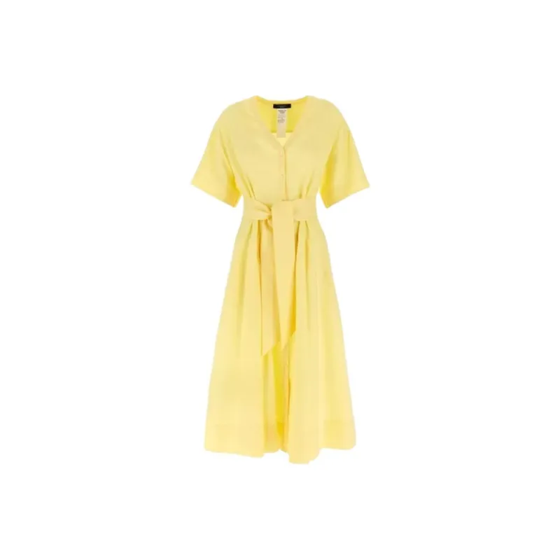 WEEKEND MaxMara Button up Belted Dress-0