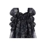 Dark Blue with Cool Tones Floral Print