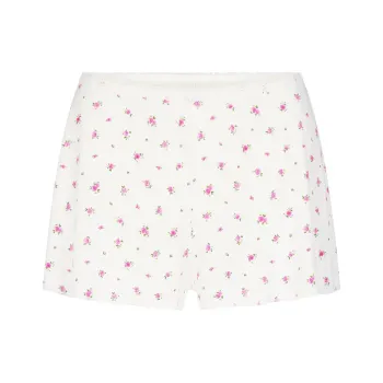 SKIMS SOFT LOUNGE LACE SHORT Casual Shorts Women's NEON ORCHID ROSE PRINT/Neon Orchid Rose Print