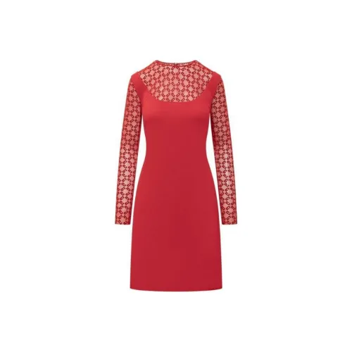 Givenchy Monogrammed Sheer Panelled Dress