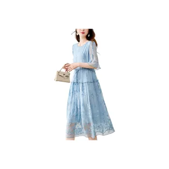 To The West Short-Sleeved Dresses Women's