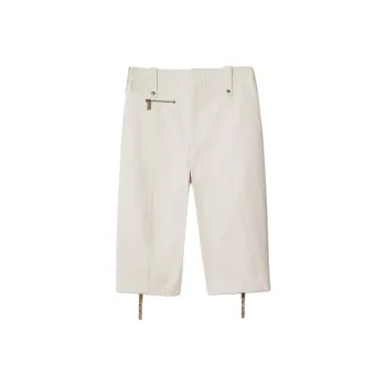Burberry SS25 Casual Shorts Women's Quartz White