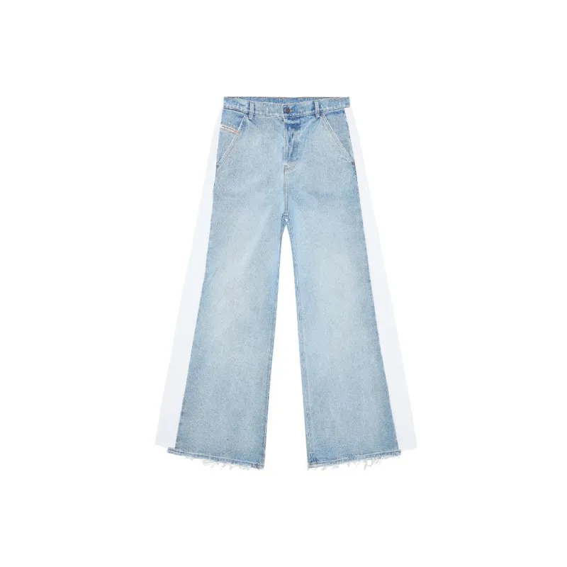 DIESEL D Sire Work Low Rise Wide Leg Jeans-0