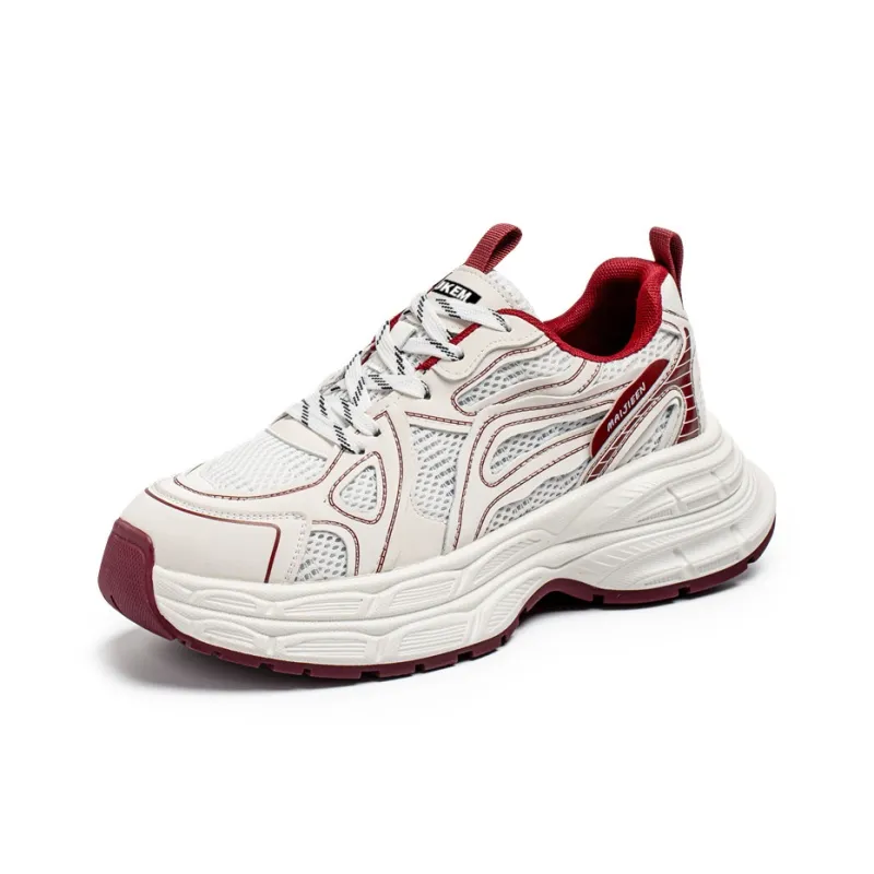 JKEM Cushioning, Slip Resistant, And Abrasion Resistant Low Top Chunky Sneakers Men's-5