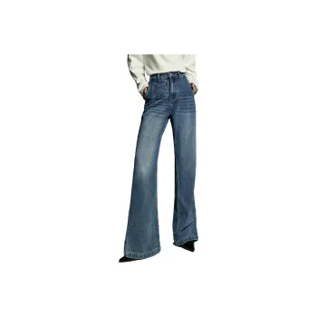 Initial language Jeans Women's Denim Blue