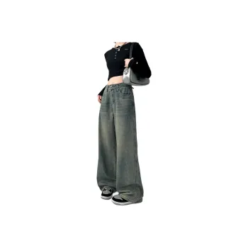 Concubine Zhu Jeans Women's Vintage Blue